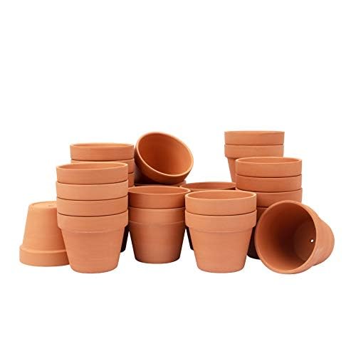 CFKJ 26-pack smooth terracotta finish enhances natural rustic decor