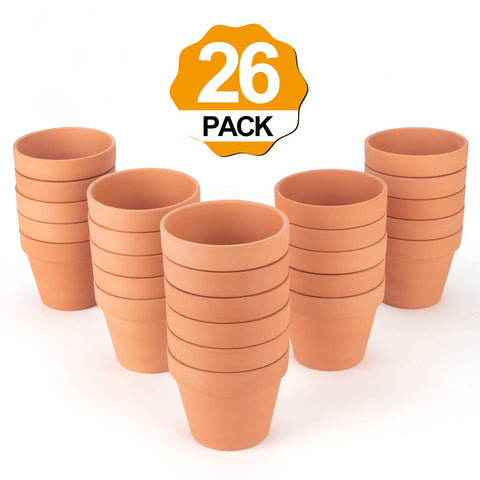 CFKJ terracotta pot side view showing smooth texture and natural color.