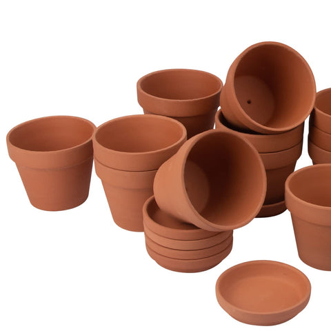 CFKJ 4-inch terracotta pot ideal for succulents, cacti, and herbs