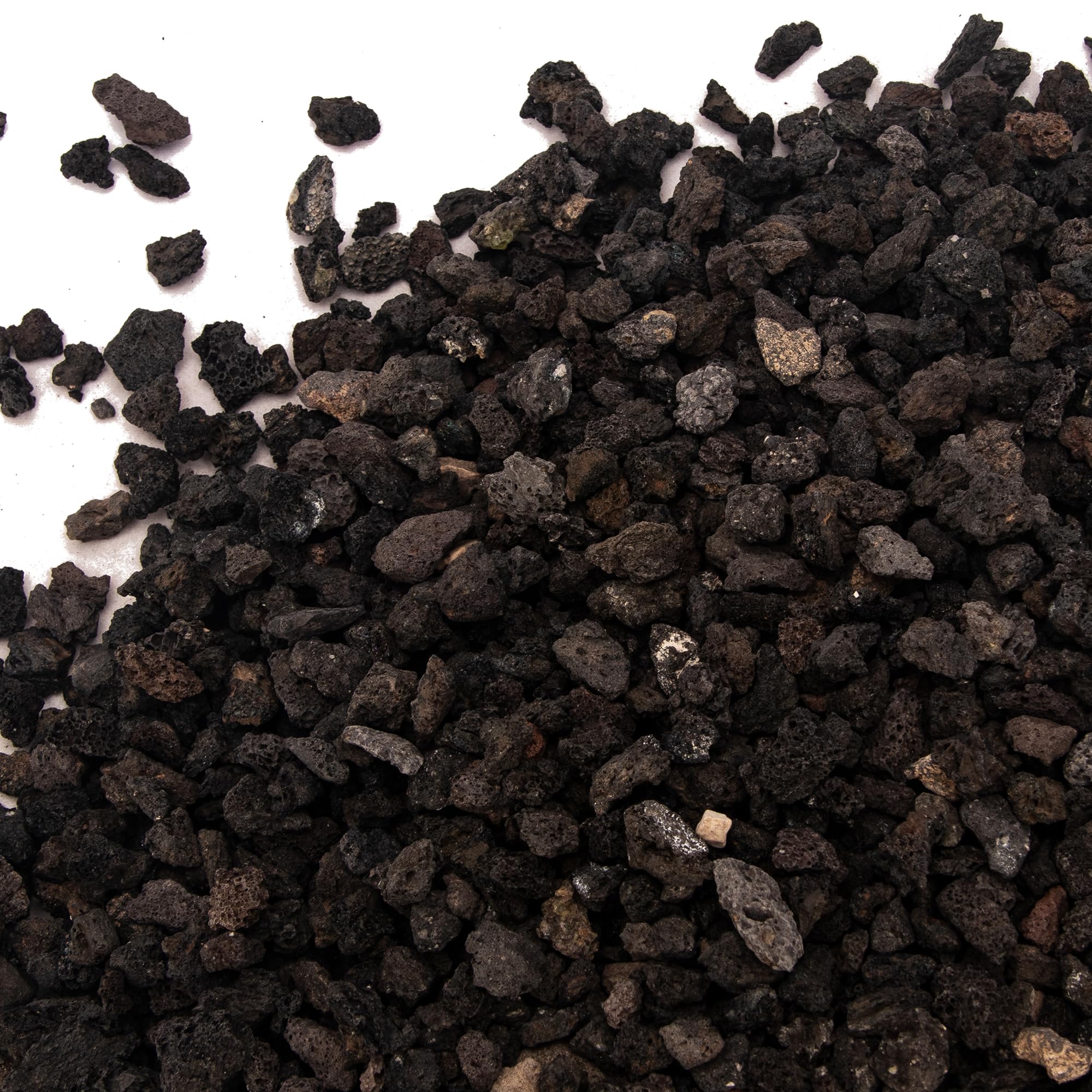 CFKJ 18lb lava rock bag adds texture to plant presentations.