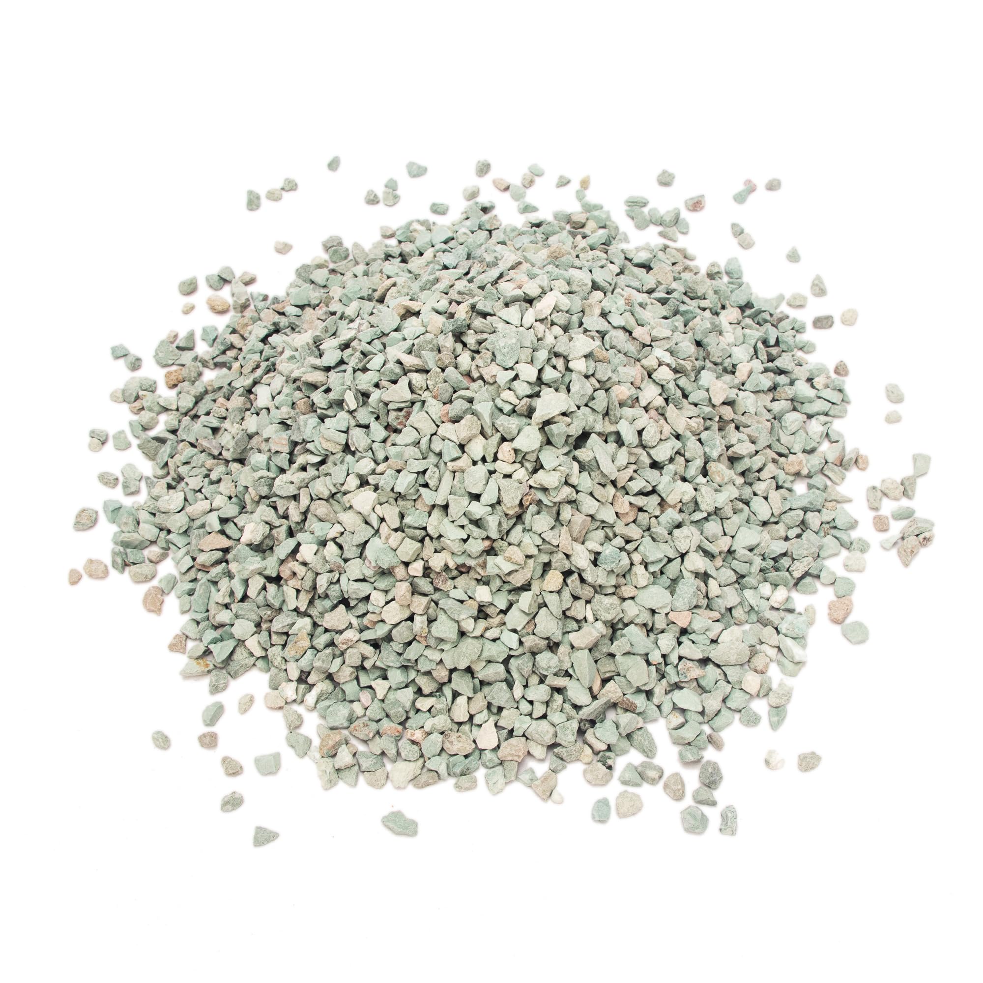 CFKJ green zeolite rocks multicolor look adding visual depth.