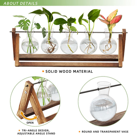 CFMOUR metal swivel holder allows easy access for watering.