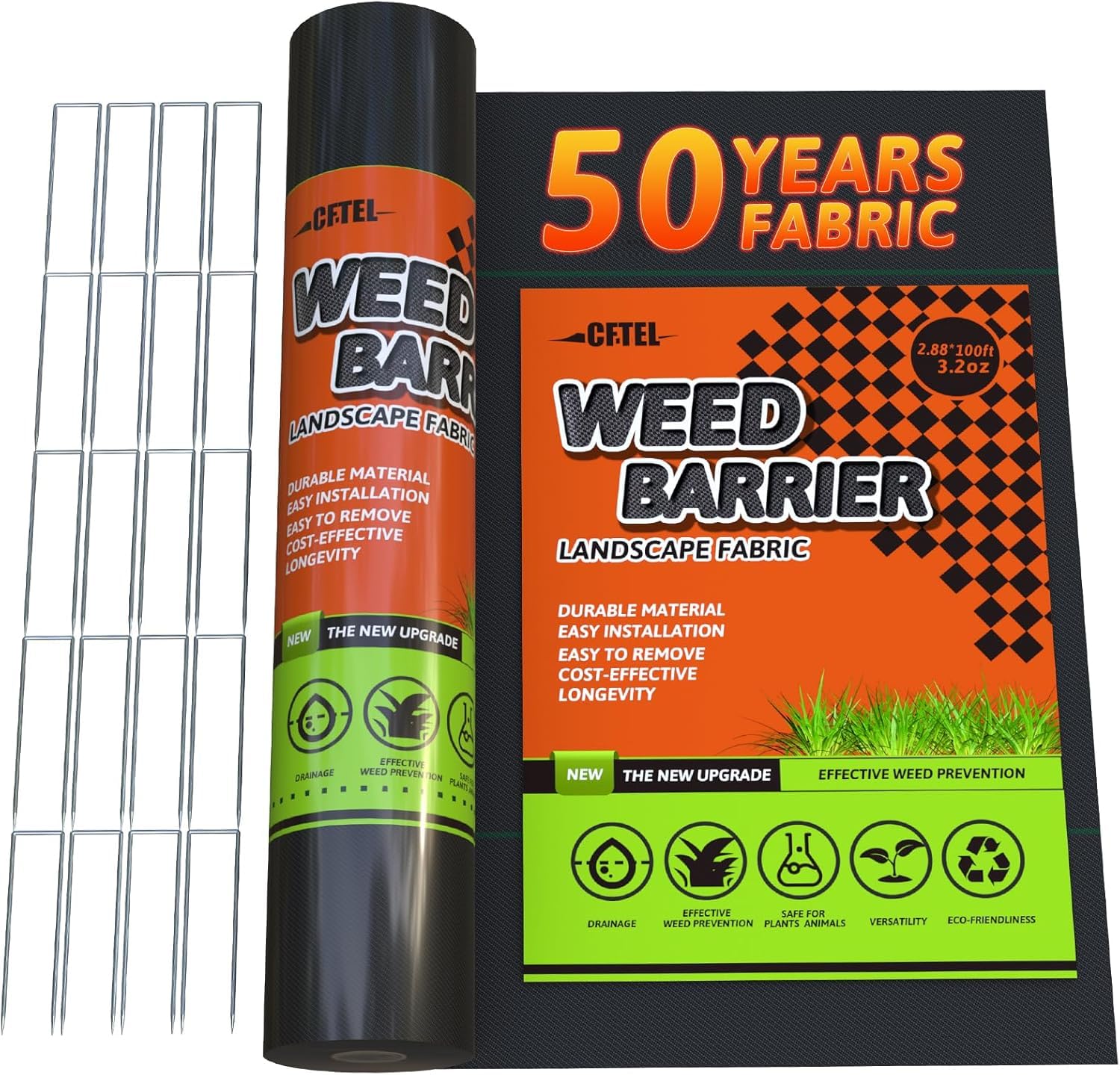 CFTEL ideal for garden beds and under gravel pathways