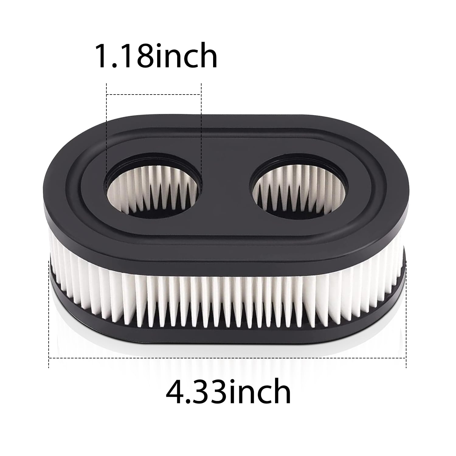CFWMXG 4-pack air filters for quick replacement during lawn maintenance.