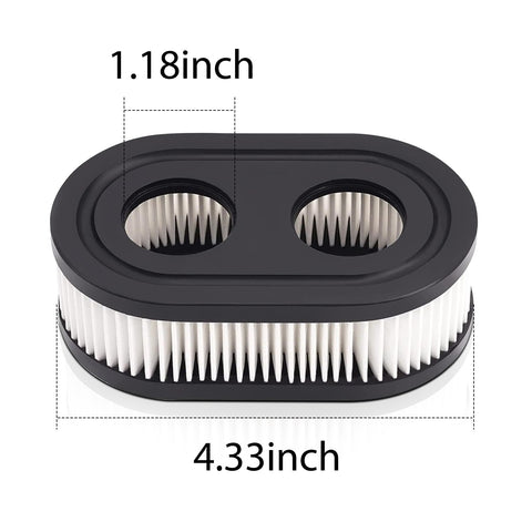 CFWMXG 4-pack air filters for quick replacement during lawn maintenance.