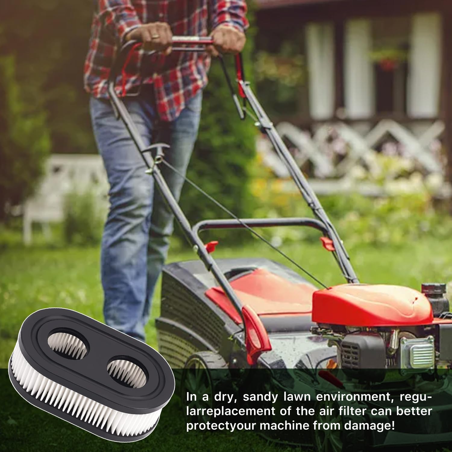 CFWMXG air filter compatible with Craftsman and Cub Cadet walk-behind mowers.