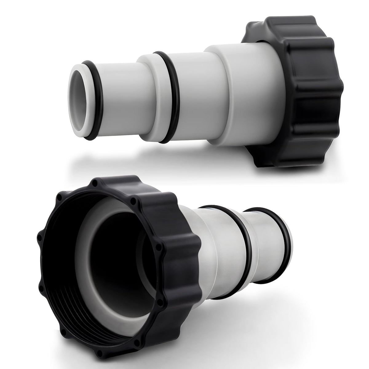 CFYOSNK Pool Hose Adapter A with Collar for Intex—secure 1.5–inch to 1.25–inch connection