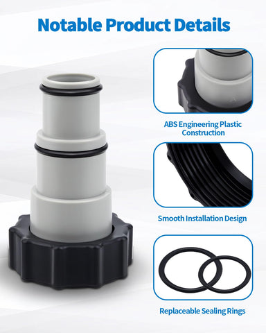CFYOSNK 2-pack provides a spare adapter for quick pool maintenance
