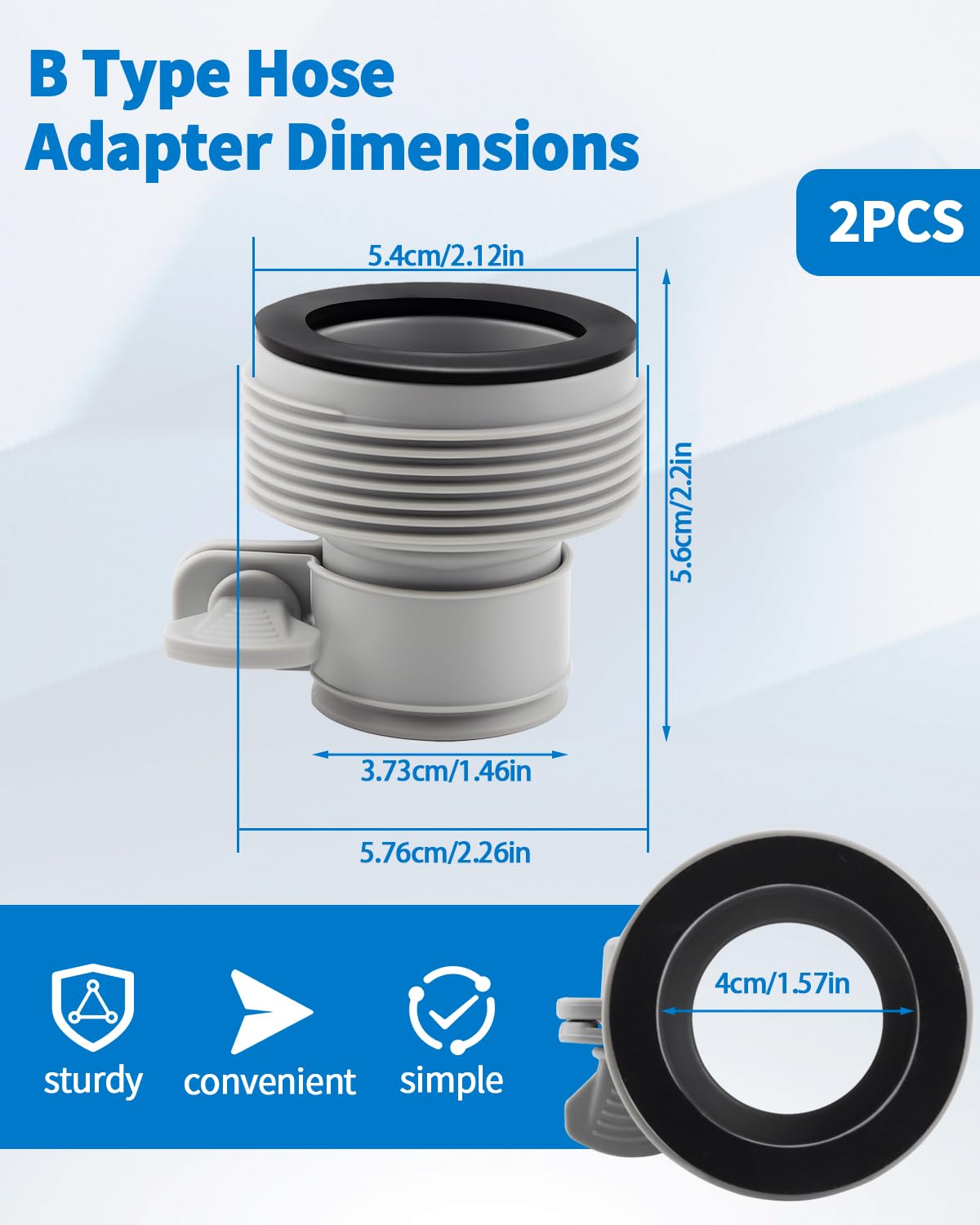 Cfyosnk 1.25 to 1.5 inch conversion visual highlighting compatibility