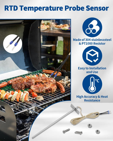 Cfyosnk 304 stainless steel probe showing durability and heat resistance