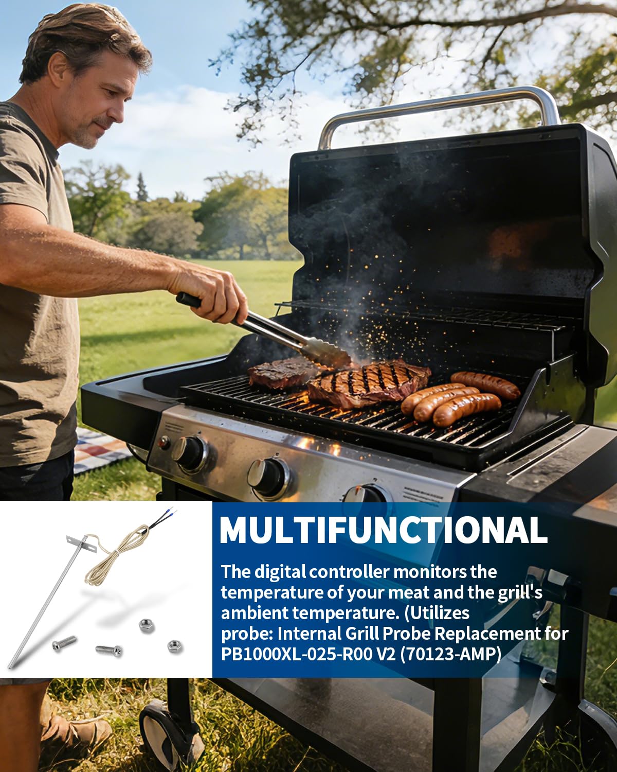 Cfyosnk tool-free installation ready for quick setup on pellet grills