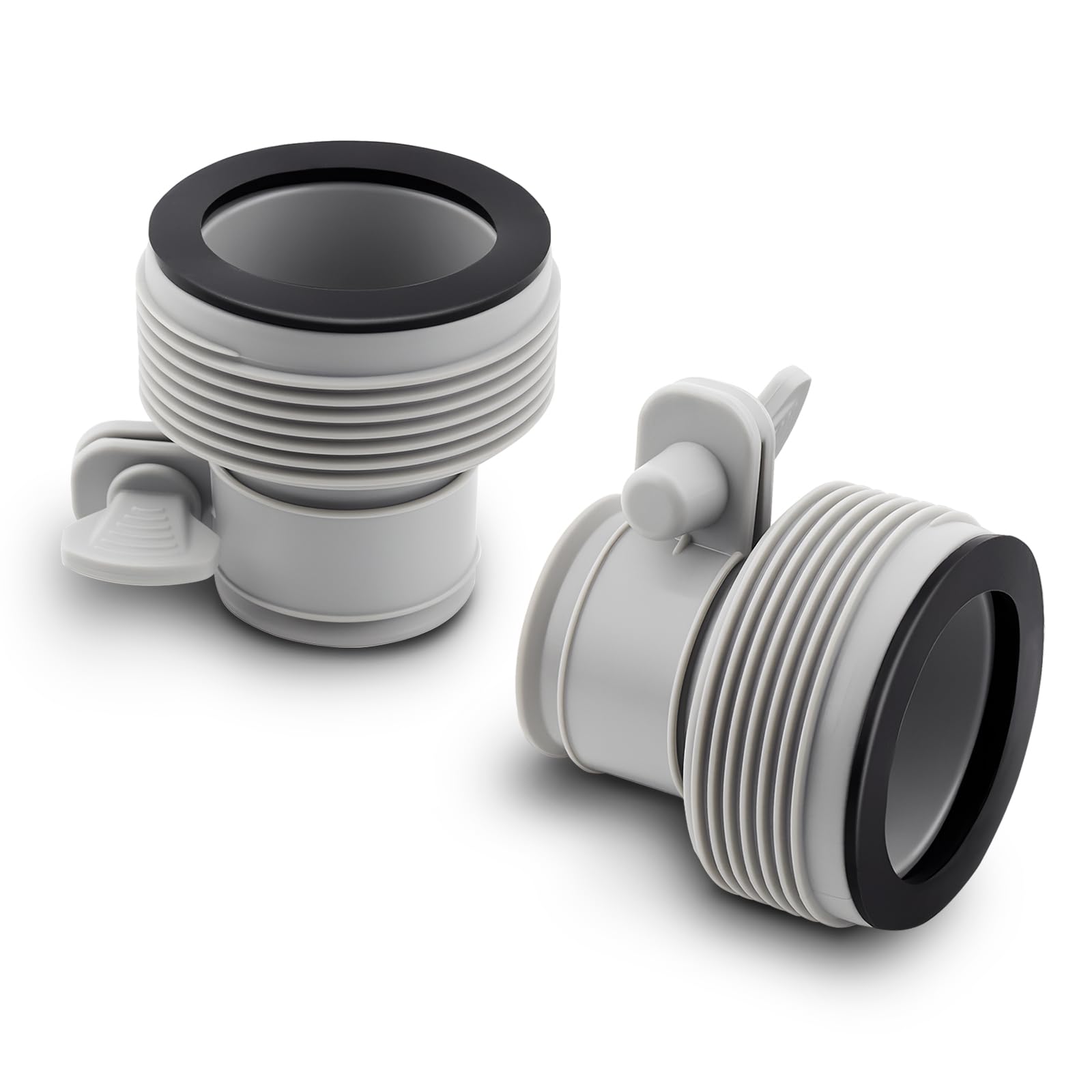 Cfyosnk pool hose adapter Type B connects 1.25 and 1.5 inch hoses for Intex pumps