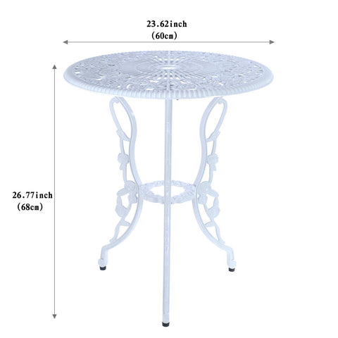 C/G Patio Casa bistro chair 1 with curved seat for comfort.