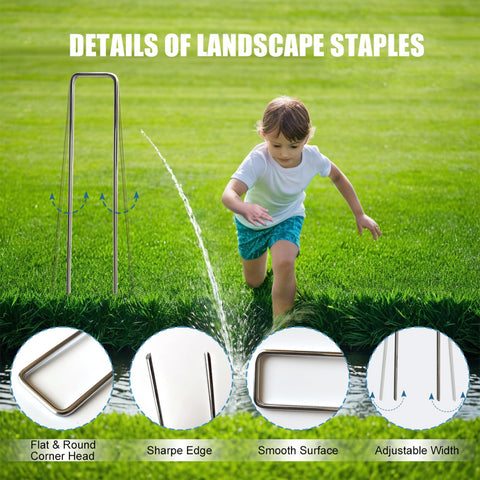 CGAIBE galvanized steel stakes resist rust across seasons for reliable use