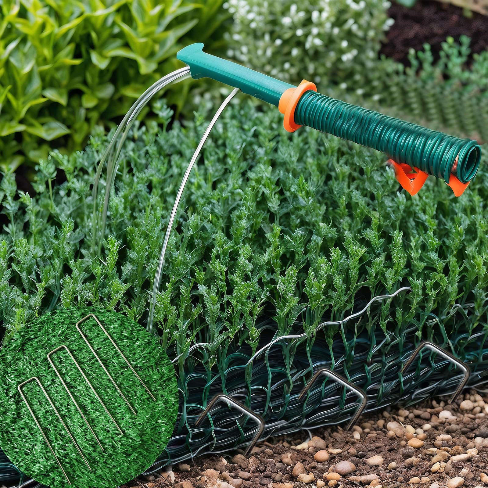 CGAIBE versatile garden stakes suit multiple landscaping tasks