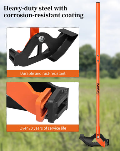 CGENWDCH sapling puller ideal for thorny shrubs and invasive plants.