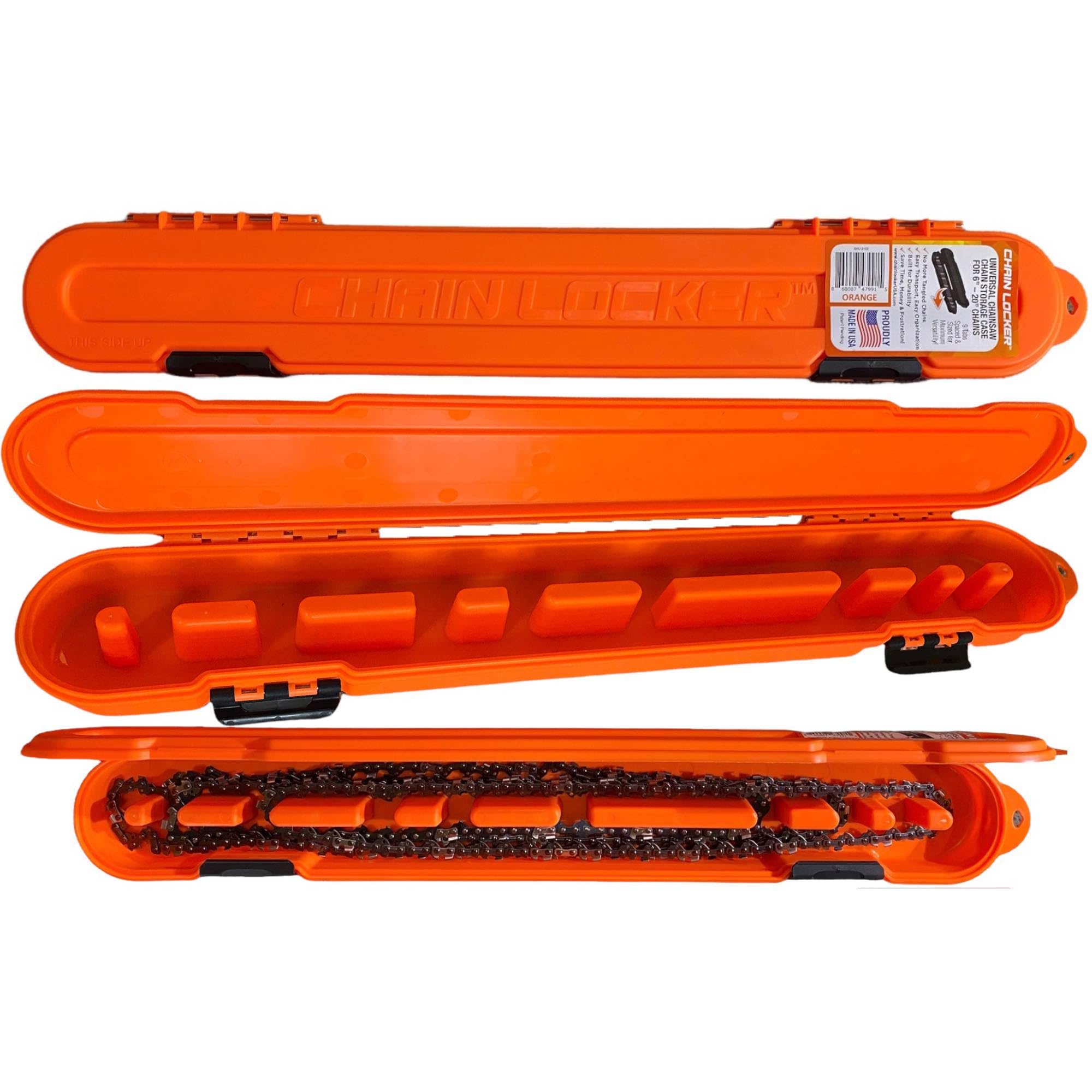 Chain Locker robust polypropylene construction resists moisture and wear