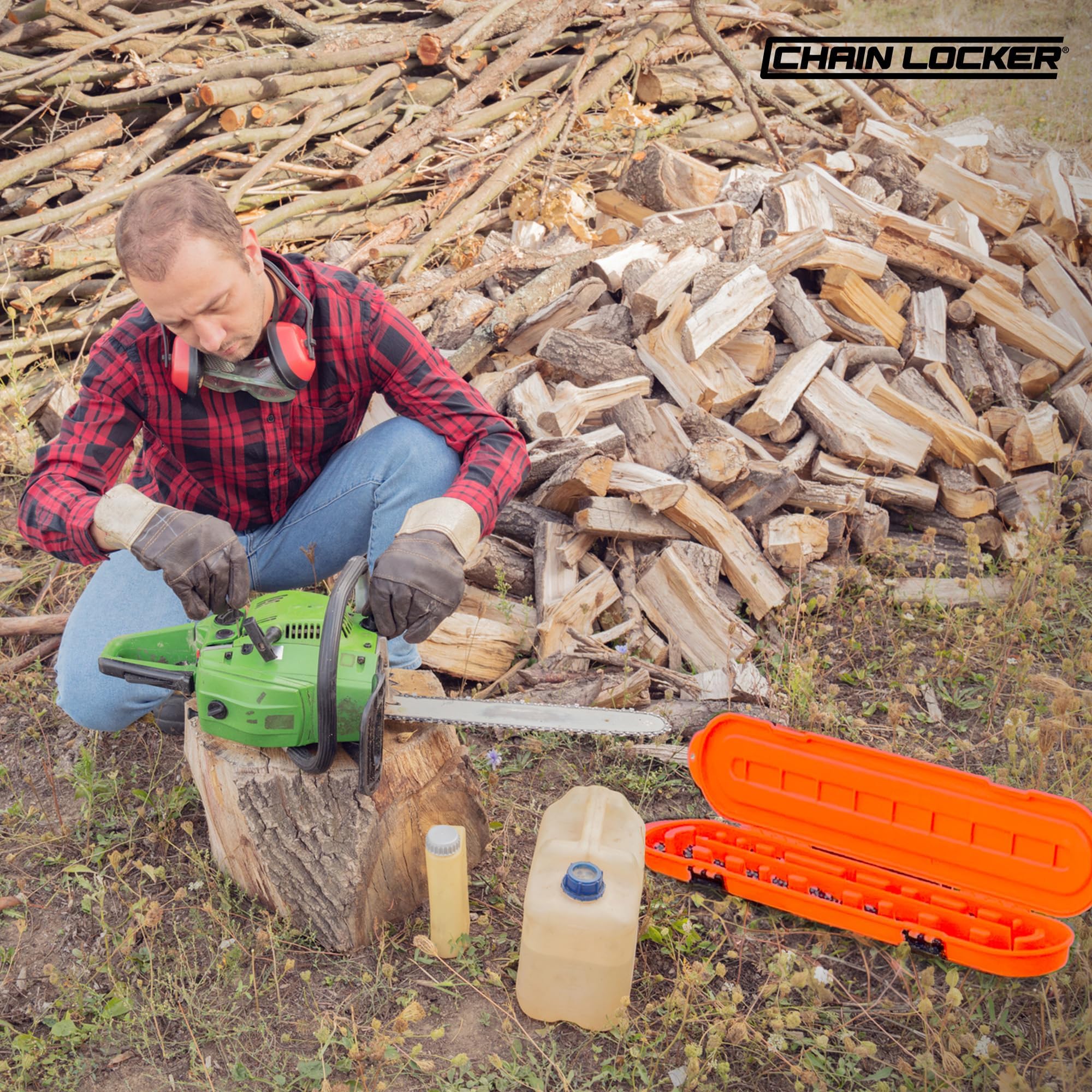 Chain Locker Pro Series durable UV resistant polypropylene shell protects chains.