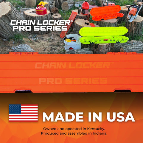 Chain Locker Pro Series made in the USA with reinforced hinges and rust resistance.