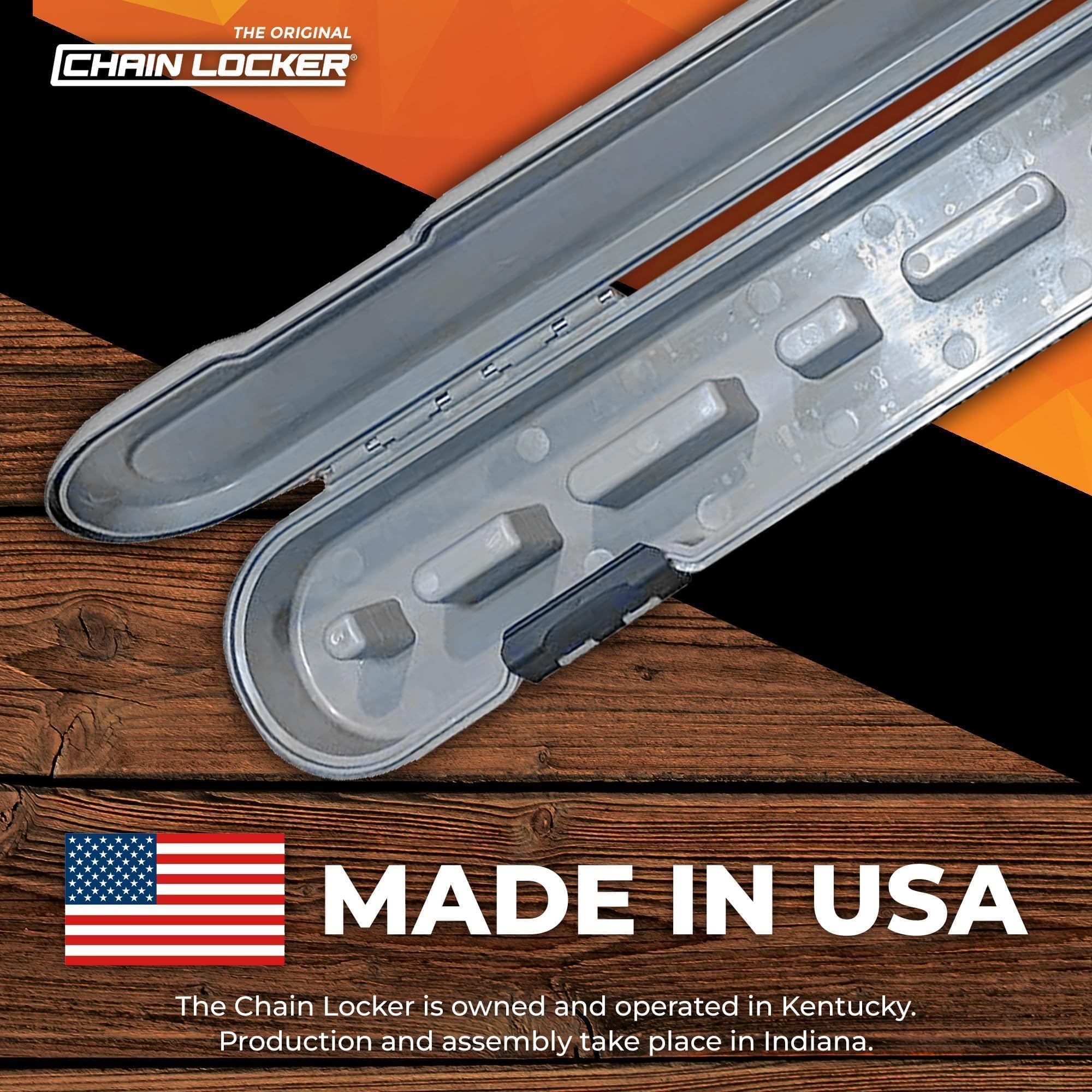 Chain Locker securely transfers chains, reducing tangles during transport.