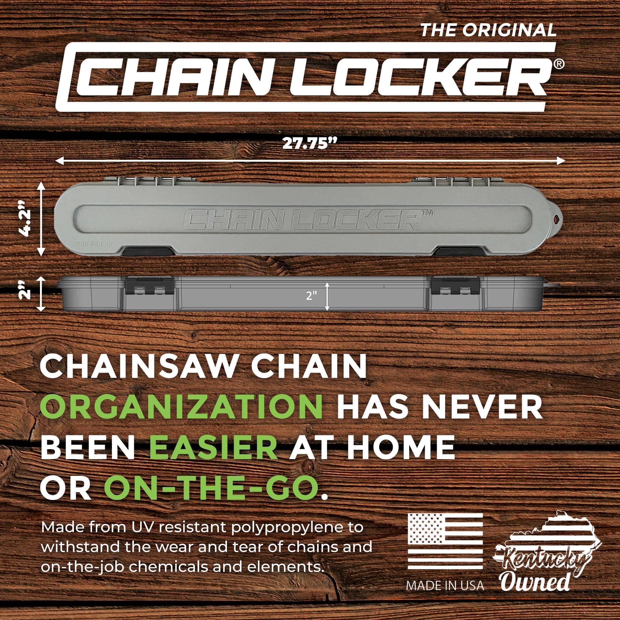 Chain Locker UV-enhanced polypropylene resists rust and wear.