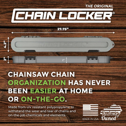Chain Locker UV-enhanced polypropylene resists rust and wear.