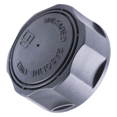 Chamixx vented fuel cap on mower demonstrates secure sealing and compatibility