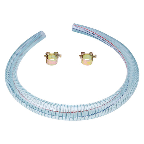 Chamixx UV and chemical resistant hose in blue for outdoor use