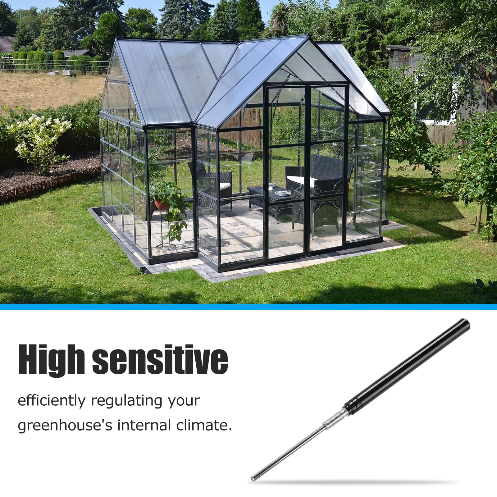 change-moore corrosion-resistant anodized steel keeps greenhouse vents durable in all weather