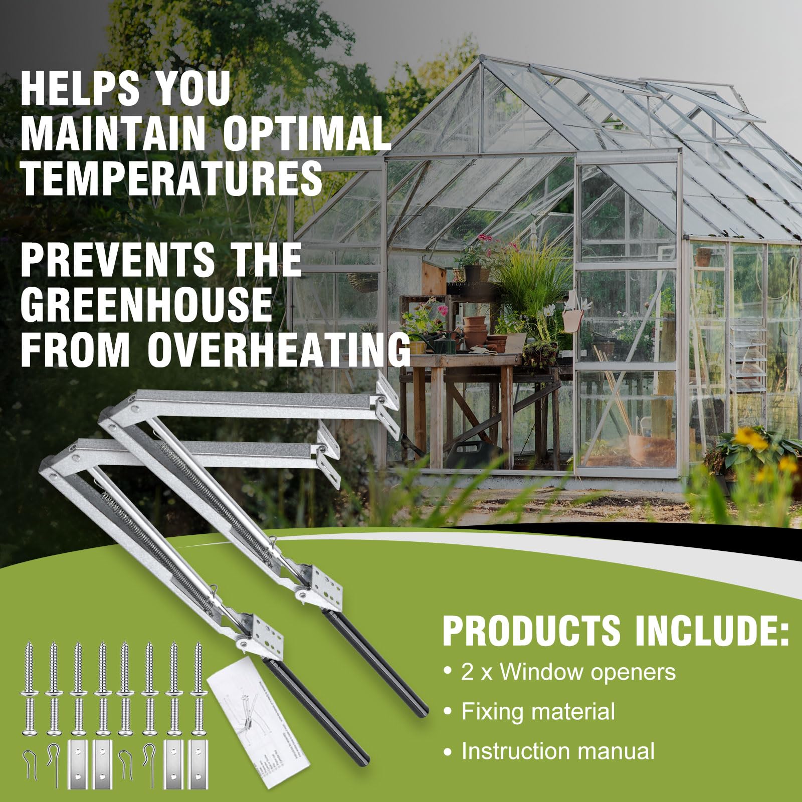 change-moore temperature-activated venting mechanism demonstrates responsive airflow control for healthier plant growth