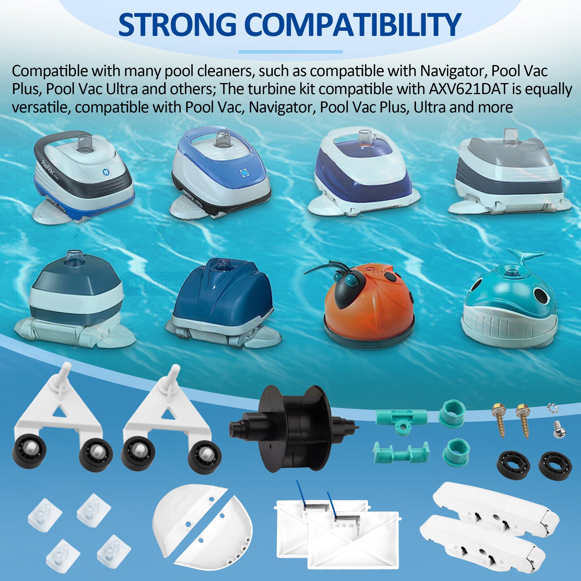 ChangTa A-frame turbine kit boosts debris handling and faster cleaning.