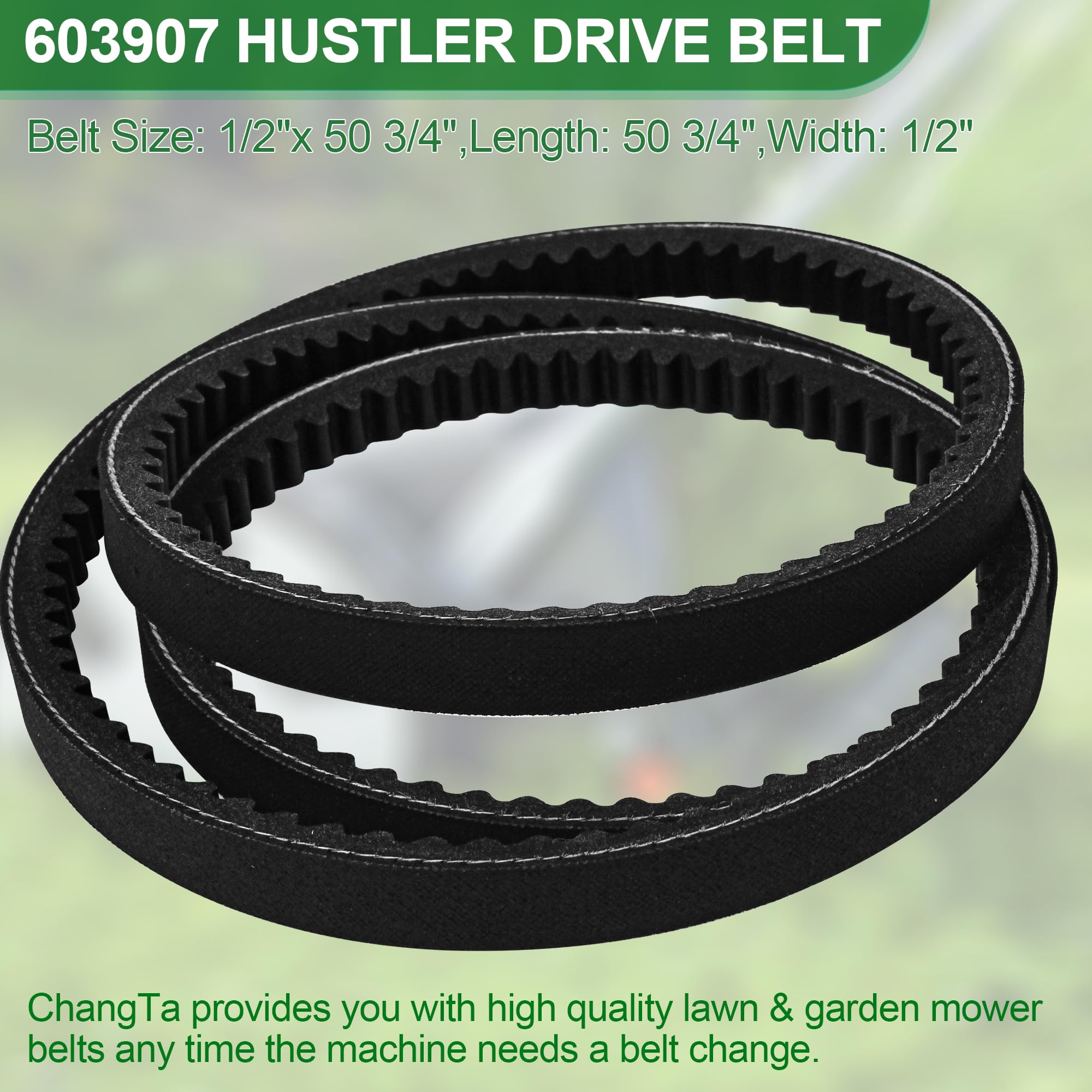 ChangTa cogged close-up reveals anti-slip feature for consistent drive