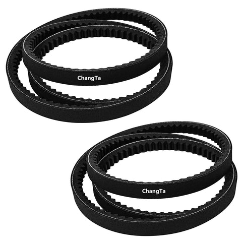 ChangTa belt front view for Hustler Raptor cogged design supports steady power transfer