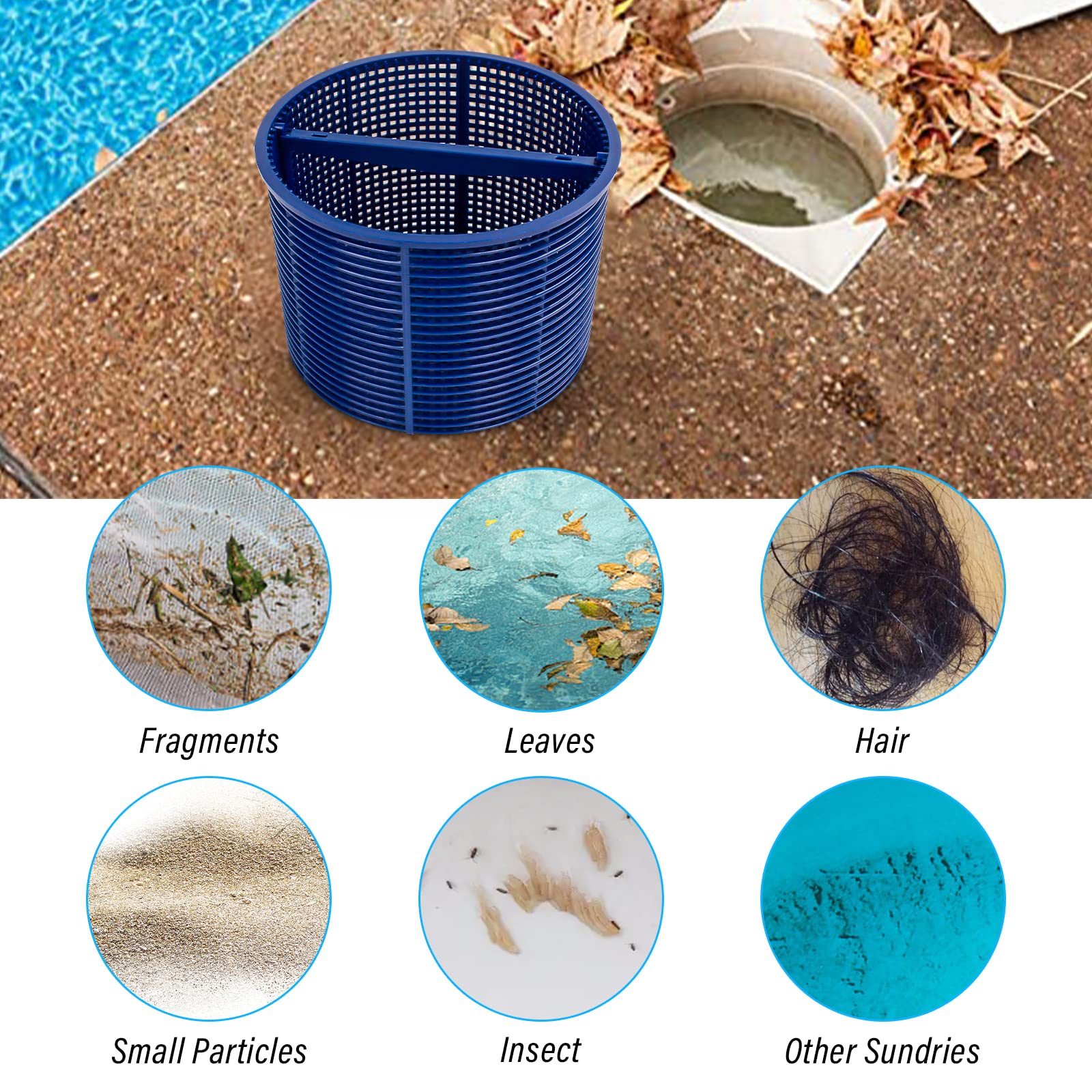 ChangTa durable nylon mesh basket for long pool life