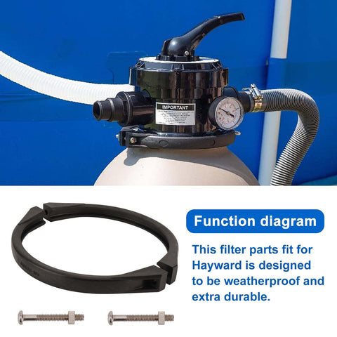 ChangTa GMX600NM flange valve clamp on Hayward S164T ensuring reliable flow