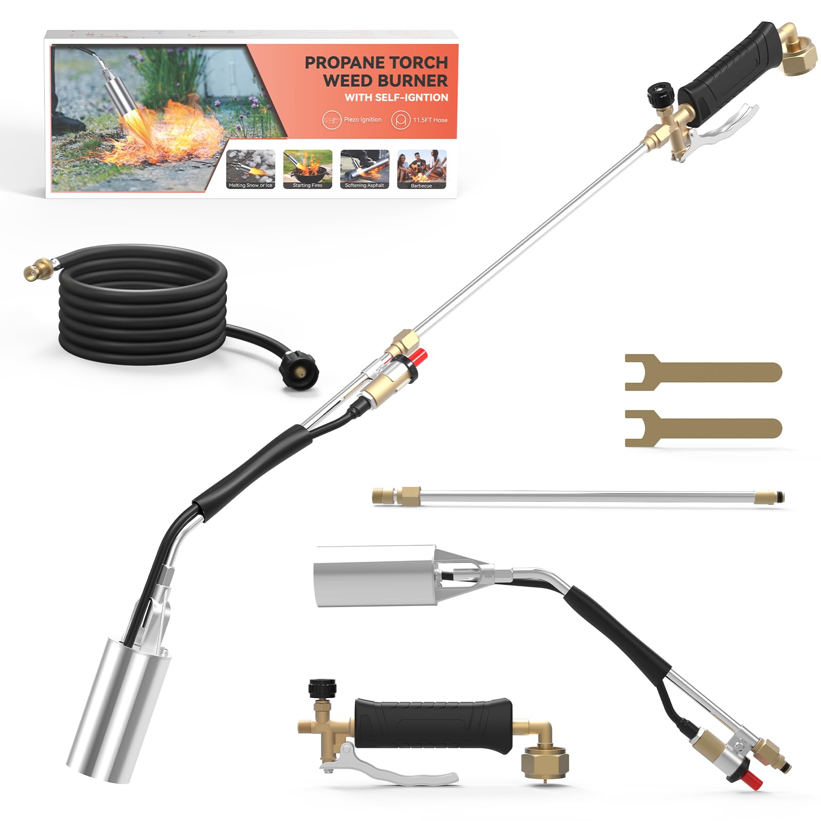 CHAOBING weed torch with self-igniter for fast startup and reliable heat.