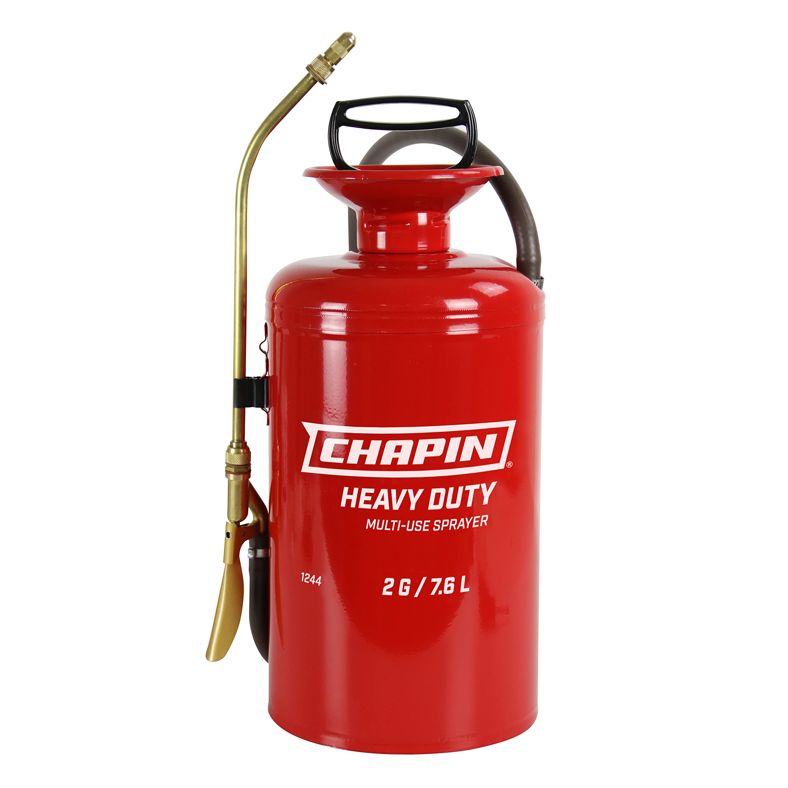 Chapin 1244 tri-poxy steel tank sprayer ready for lawn and garden tasks.