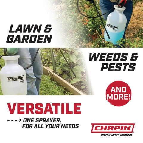 Chapin 20006 ergonomic pump handle reduces fatigue during long sessions.
