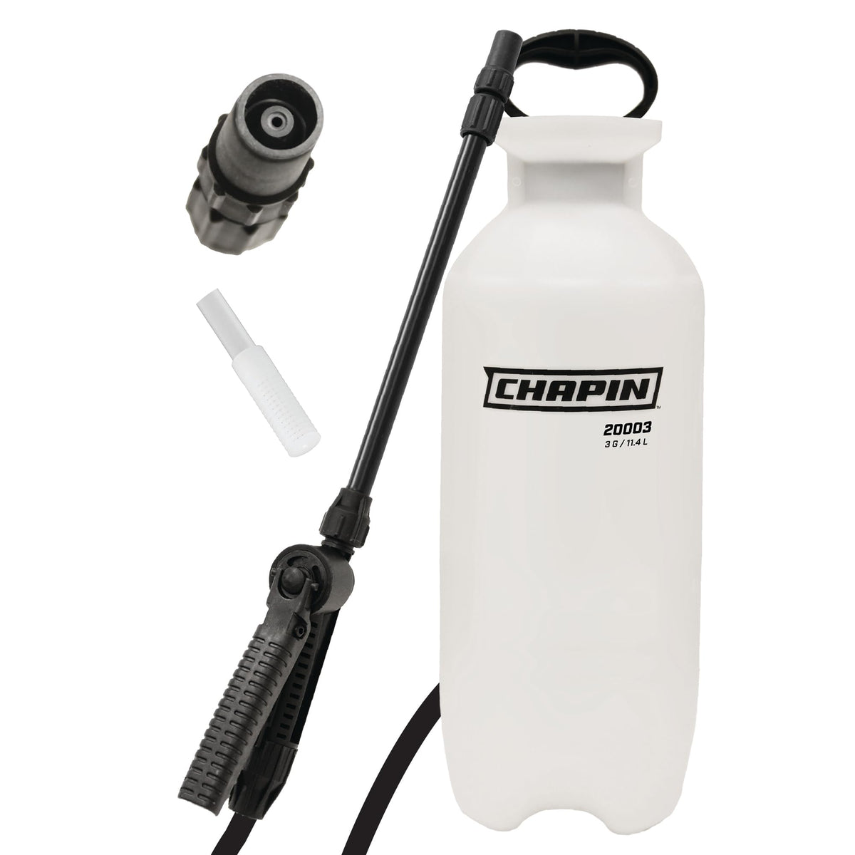Chapin 20006 sprayer with funnel-top for low-spill refills and quick fluid checks.