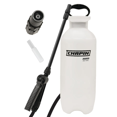 Chapin 20006 sprayer with funnel-top for low-spill refills and quick fluid checks.
