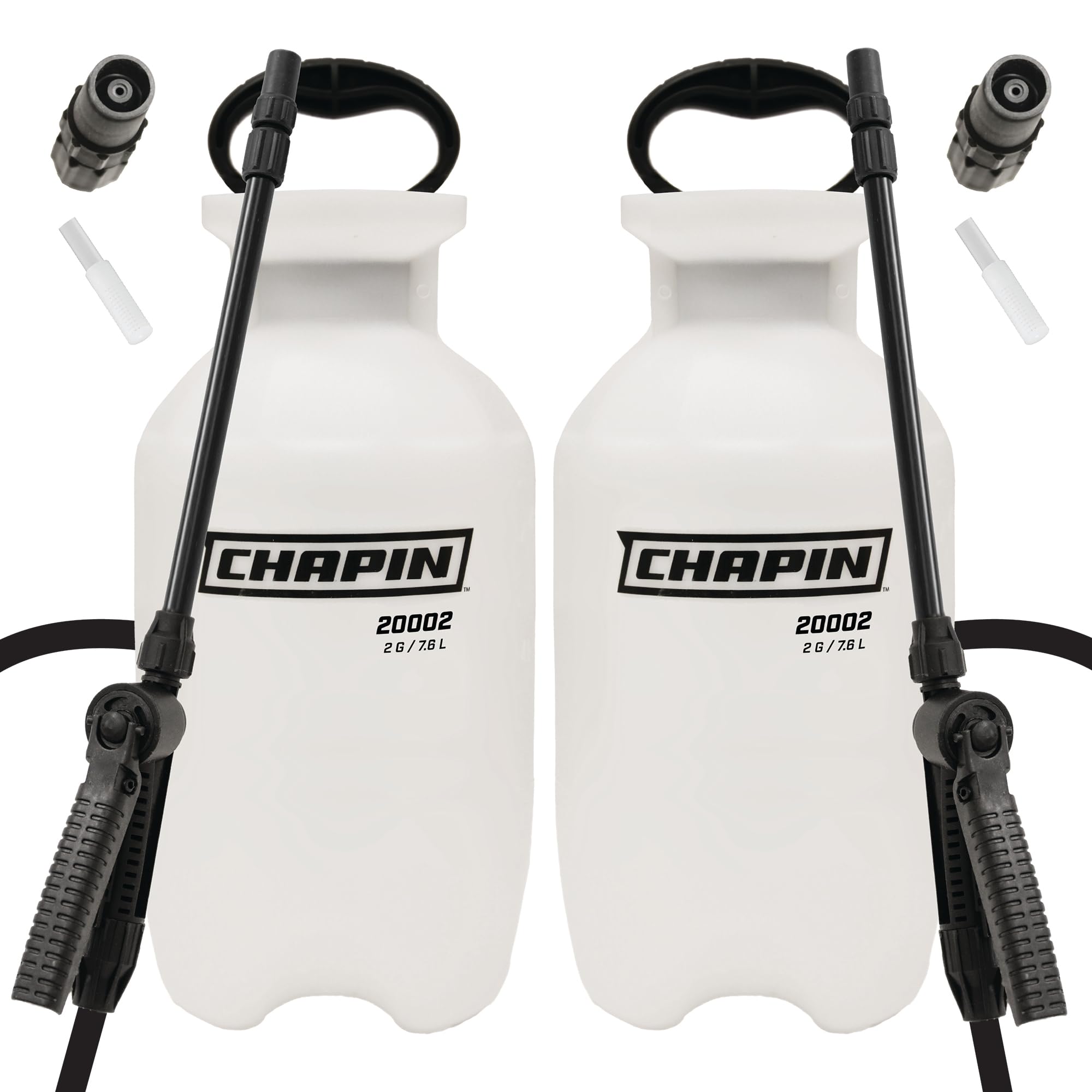 Chapin 20024 sprayer tank translucent for quick fluid checks during lawn spraying.