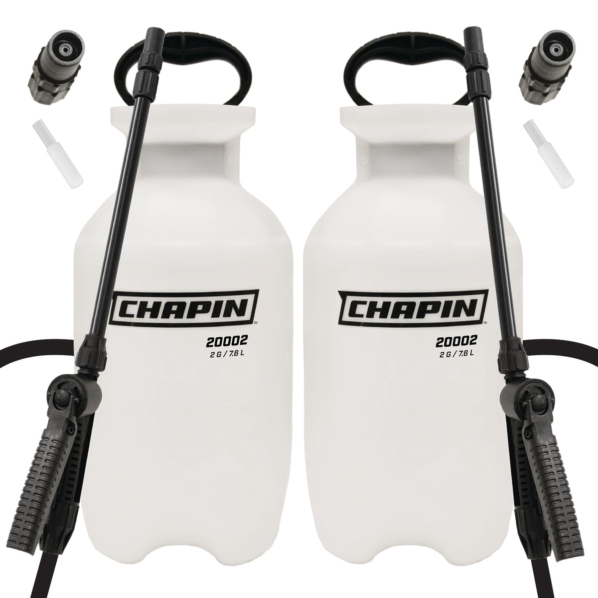 Chapin 20024 sprayer tank translucent for quick fluid checks during lawn spraying.