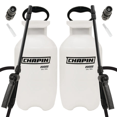 Chapin 20024 sprayer tank translucent for quick fluid checks during lawn spraying.
