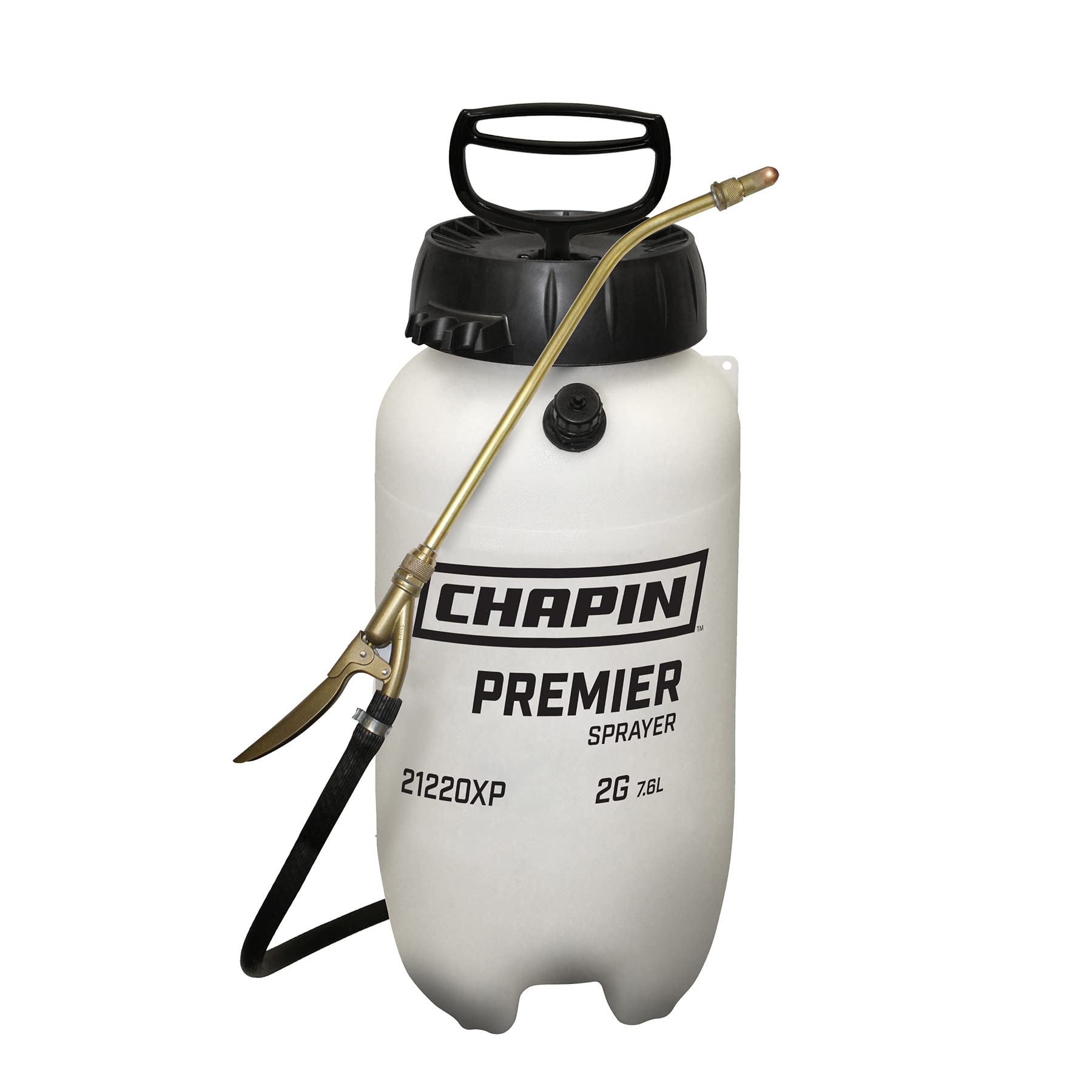 Chapin 21220XP tank view shows translucent poly for quick level checks
