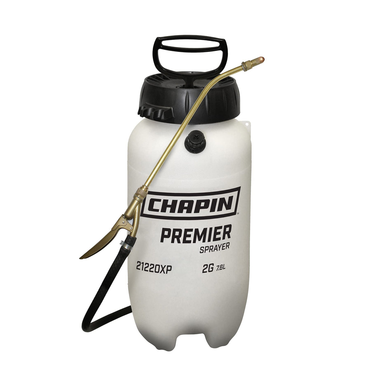 Chapin 21220XP tank view shows translucent poly for quick level checks