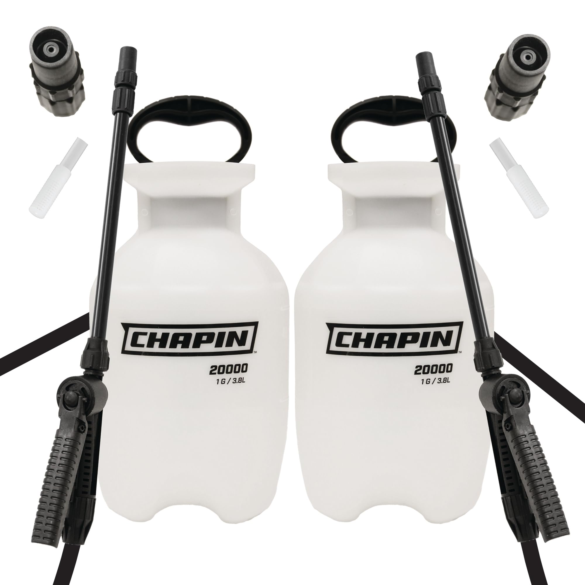 Chapin 22000 pump sprayer with translucent tank enables quick fluid checks.