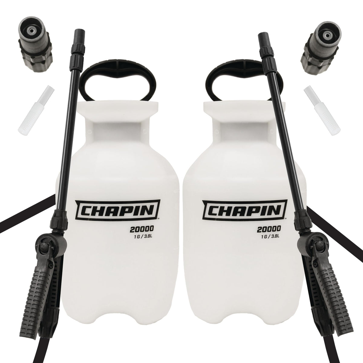 Chapin 22000 pump sprayer with translucent tank enables quick fluid checks.