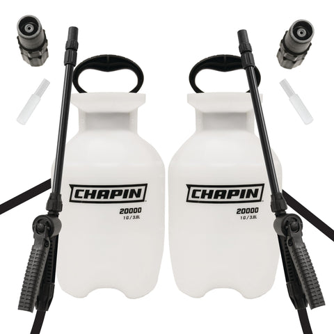 Chapin 22000 pump sprayer with translucent tank enables quick fluid checks.