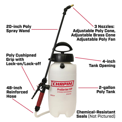 Chapin 26021XP made in USA badge signals trusted professional-grade performance.