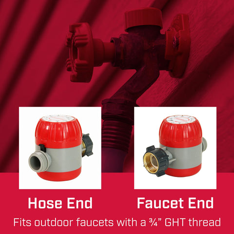 Chapin 41004 outdoor tap connection simplifies hose setup for quick watering.